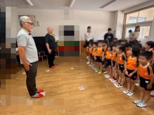 大阪市大正区の幼稚園でマジックショーをしました。