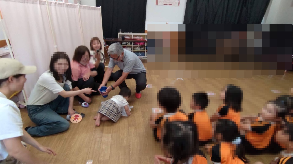 大阪市大正区の幼稚園でマジックショーをしました。