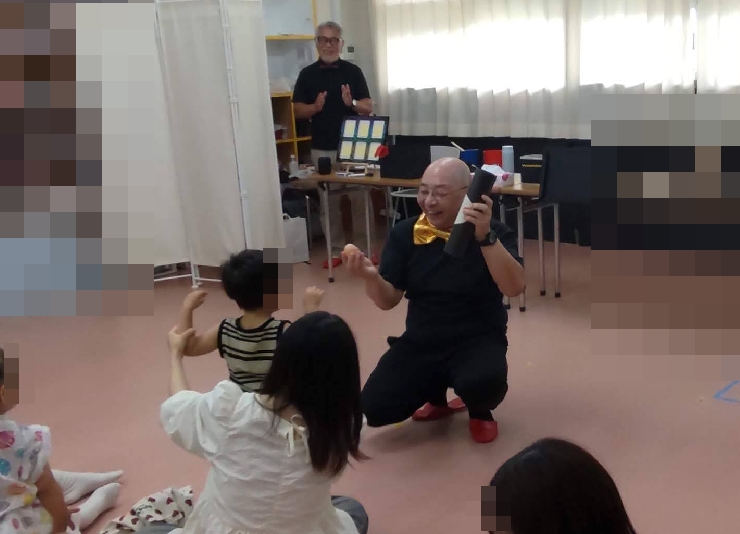 大阪市大正区の幼稚園でマジックショーをしてきました。
