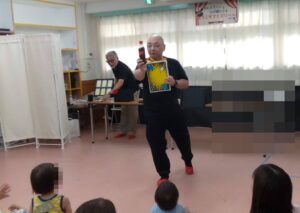 大阪市大正区の幼稚園でマジックショーをしてきました。