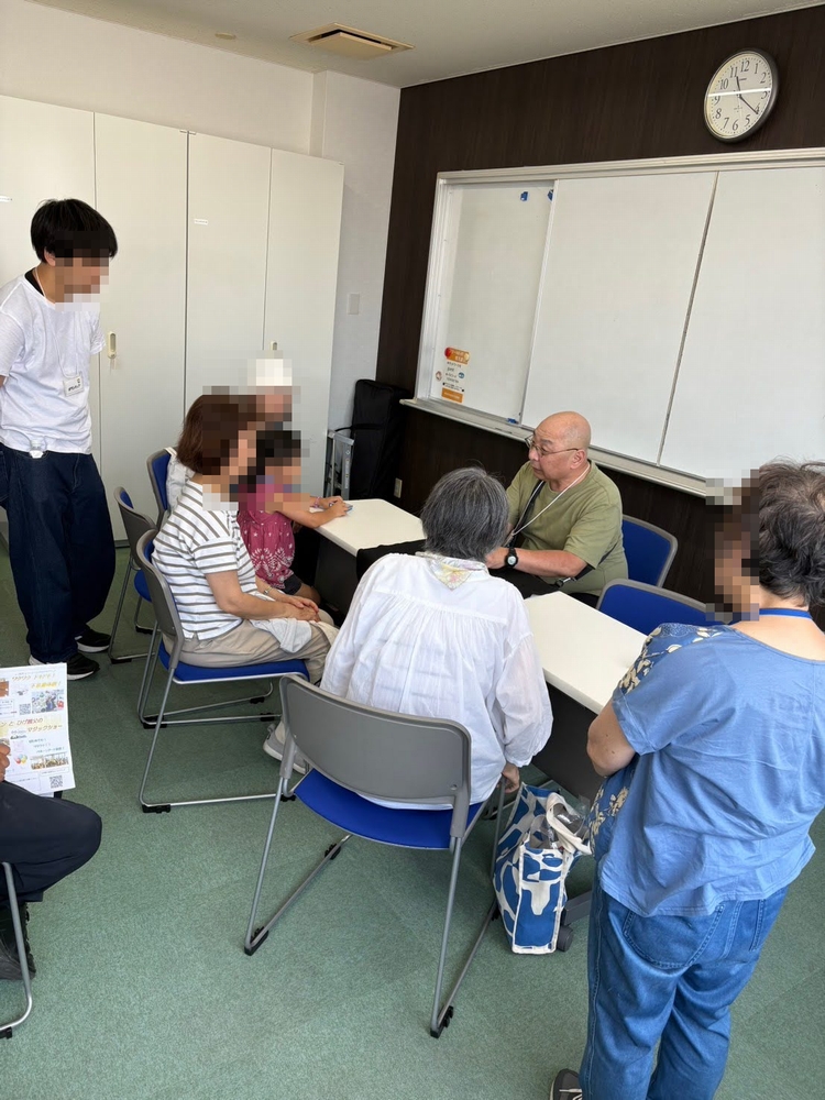 大阪市都島区の社会福祉協議会のイベントでマジック教室をしました。トランプマジックを教えさせていただきました。